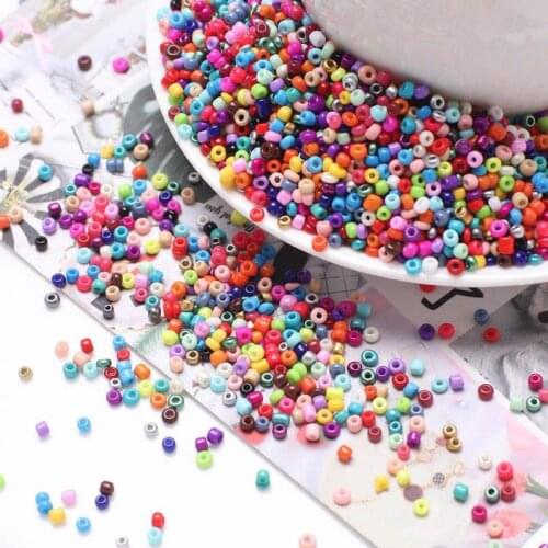 2/3/4mm Candy Color Spacer Glass Seed Beads 11/0 Jewelry Hand Diy For Bags,masks Chain, Necklaces, Clothes Sewing Accessories
