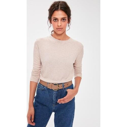 Бежевые блузки Trendyol China At AliExpress