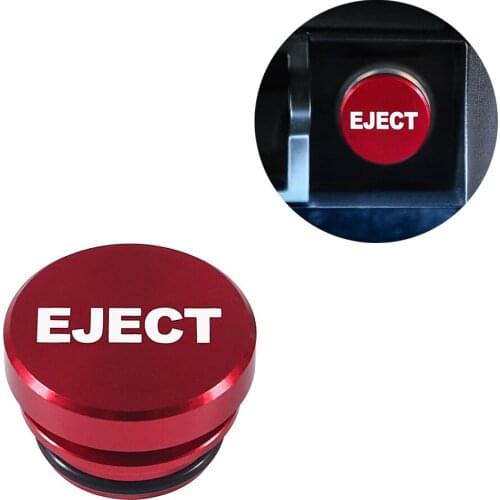 Universal EJECT FIRE MISSILE Button Car Cigarette Lighter Plug Cover 12V Power Source Fits Most Automotive Vehicles