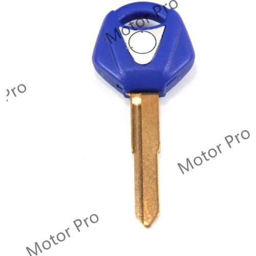 Uncut Blade Blank Key For YAMAHA XJR 400 1300 XJ6 FZ8 XJR400 XJR1300 XJ600 FZ800 Motorcycle Accessories With Logo BLUE ORANGE