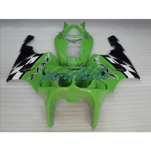 Aftermarket body parts fairings for Kawasaki Ninja ZX7R 96-03 green white black fairings ZX-7R 1996-2003 +7 gifts OM01