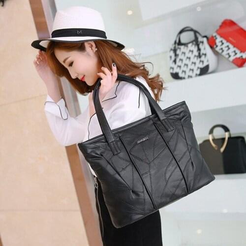 Newhotstacy Bag 111019 womens pure color single shoulder bag tote bag