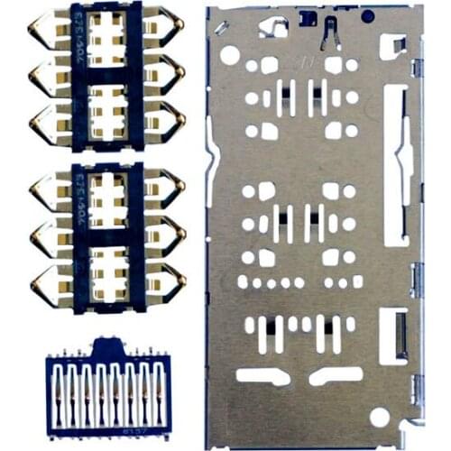 1Pcs Sim Card Reader Slot Tray Holder Connector Socket For Huawei Enjoy 10 10E 8E 9Plus 9 Plus 8 9E Lite 8Plus Play 7 7C Plug