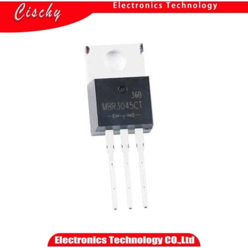 10pcs MBR3045CT TO-220 MBR3045 TO220 MBR3045C 30A45V Schottky and fast recovery diode