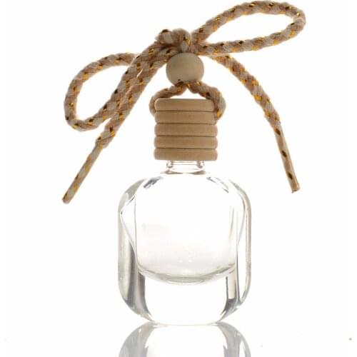 200 x 10ml Clear Empty Bottle Car Hanging Ornament Home Air Freshener Scent Diffuser Perfume Containers Packing Women Gifts