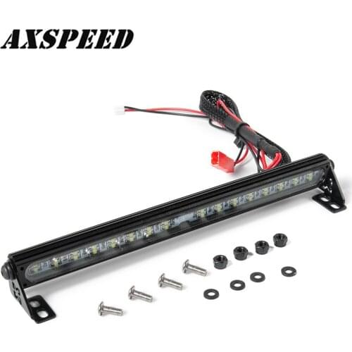 AXSPEED RC Car LED Light Bar Roof Lamp LED Night Headlamps Headlights for 1/10 RC Crawler Axial SCX10 Upgrade Parts