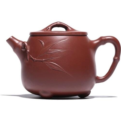 Yixing Purple Clay Teapot, Zisha, Tea Set, Drinking Set, Tea Drinking, Handmade, Dahongpao High Stone Scoop,Drinkware for green