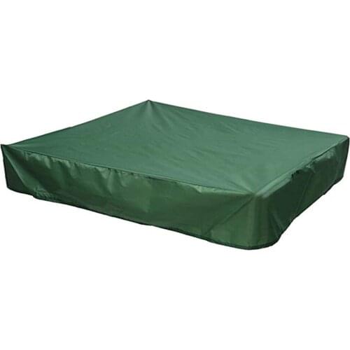 Green Bunker Cover with Traction Rope 95% UV Resistant Childrens Toy Garden Small Pool Waterproof Sunshade