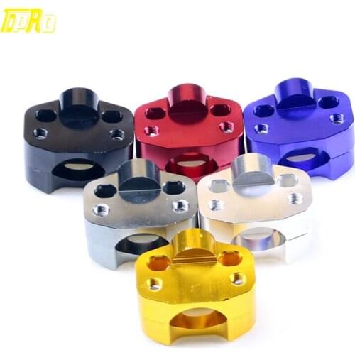 CNC Handle Bar Clamp Riser Dirt Bike ATV Quad 1 1/8" 28mm Universal Black,Gold,Blue, Red,Gray