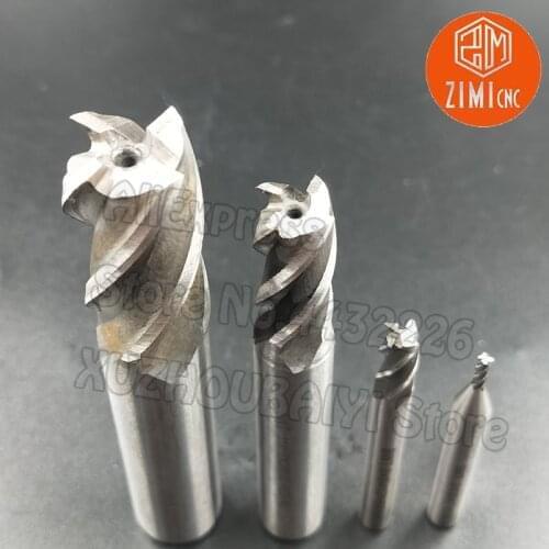 D16 D17 D18 D19 D20 Straight Shank End Mills Tungsten Carbide Rod Router Bit Set 4F For Metal Lathe Machine Cutters CNC