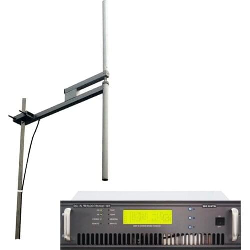 ZHC618F-1000W professional fm broadcast transmitter and Radio antenna for fm radio station