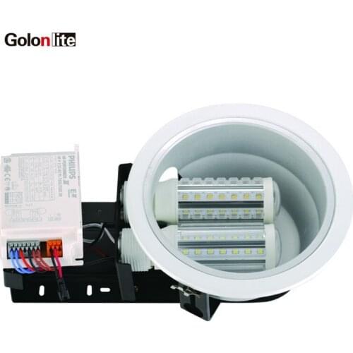 Golonlite g24d-3 led 11w replace 26W CFL g24q g23 e27 e26 LED PLC light bulb G24 2 pin Factory price high quality 100-277V white