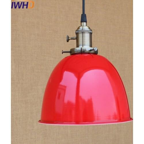 IWHD Nordic Style Loft Industrial Pendant Light Fixtures Hanging Lights Retro Edison Lampe Vintage Lamp Lamparas Lamps