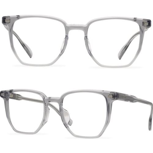 Fashion big frame glasses full frame transparent glasses simple and comfortable