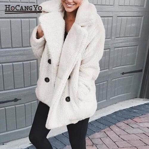 NEW Winter Fur Coat Women Fashion Long Fur Coats Plus Size Women Elegant Furry Fur Jackets Overcoat Outwear Casual Hairy Coats