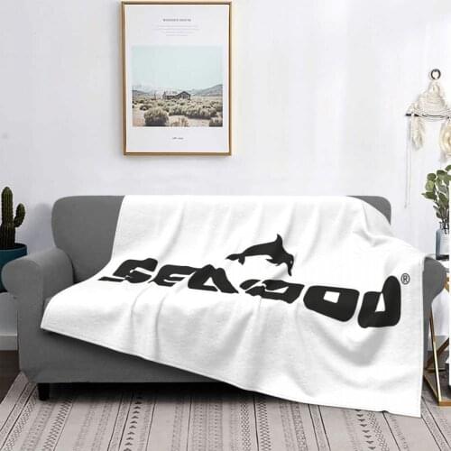 Sea Doo Team 1876 Blanket Bedspread Bed Plaid Shiba Inu Blanket Double Decor