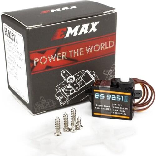 Original EMAX ES9251II ES9251 2.5g Micro Digital Servo 0.27KG for RC Model Airplane Helicopter Robot Replacement DIY Parts