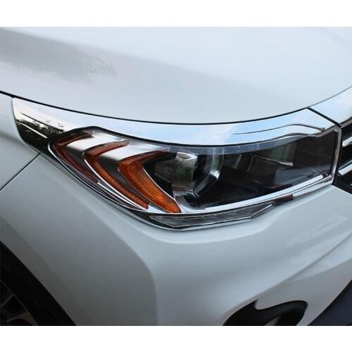 Lsrtw2017 Car Headlight Cover Trims for Trumpchi Gac Gs4 2015 2016 2017 2018 2019 Front Light Accessories Auto Mouldings