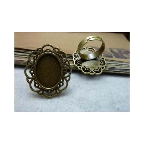 Zinc alloy pendant jewelry accessories diy handmade material charms 18 * 25 mm ring
