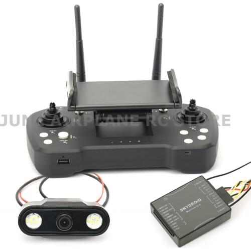 Skydroid T12 Remote Control Three-body Camera 20km Digital Map Transmission Remote Control Camera four-in-one Plant Protection