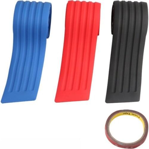 Universal Car Black Rear Bumper Sill Protector Plate Rubber Cover Guard Trim Pad For Car Trunk Protection Strip