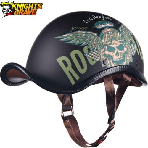 AIS Vintage Retro Motorcycle Helmet Open Face Casco Moto Men Motorbike Moto Helmet Racing Riding Helmet Cascos Para Moto