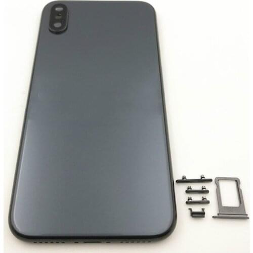 For Iphone X Back Housing Middle Frame Chassis Full Housing Assembly Battery Cover Replacement For Iphone X Housing