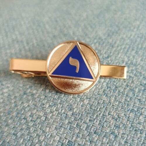 YOD Lodge of Perfection 14th Degree Scottish Rite Masonic Freemason Tie Bar Clip Freemasonry masons tie clips