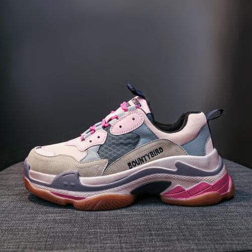 Genuine Leather Sneakers Black Women Vulcanized Shoes Lace Up Thick Bottom Shoes Breathable Plus Velvet 2020 Autumn Winter