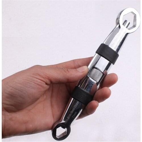 1PC 4-19mm Multifunctional Flexible Type Wrench Adjustable Wrench Spanner Inner Hexagon