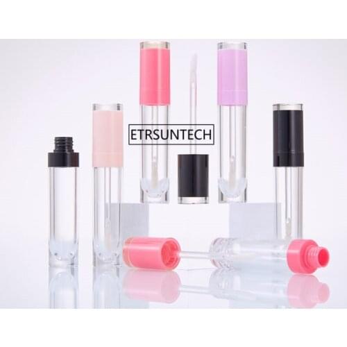 100pcs 8ML Empty Lip Gloss Tube Clear Lip Balm Tubes Containers Lipstick Fashion Refillable Bottles Lip Gloss Tubes F3884