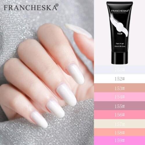 3Colors/Set Nail Extension Gel Acryl Natural Crystal Model Phototherapy 15 ML Nail Glue For Nails Extension Nail Art Manicure
