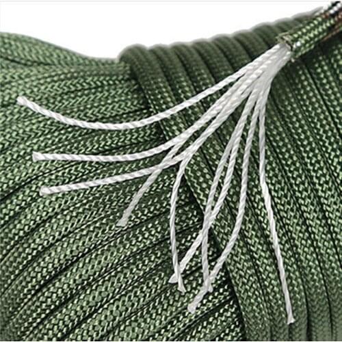 650 Military Specification 9-Core Parachute Rope 4 Mm Outdoor Survival Fixed Tent Bundled Clothesline 30m~100m