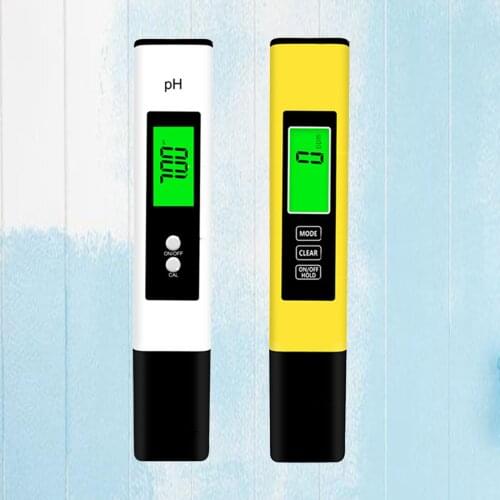 Digital PH Meter and TDS Meter Set 0~9990 PPM EC and Temperature Measurement
