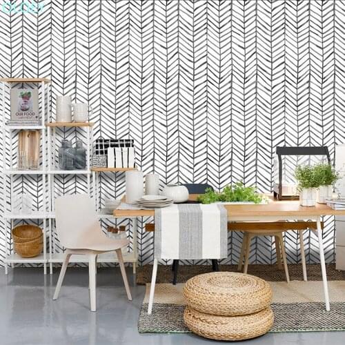 Decoration Salon Bedroom Wallpapers Chambre Femme Geometry Wall Stickers Thicken Waterproof And Antifouling Papel De Pared Salon