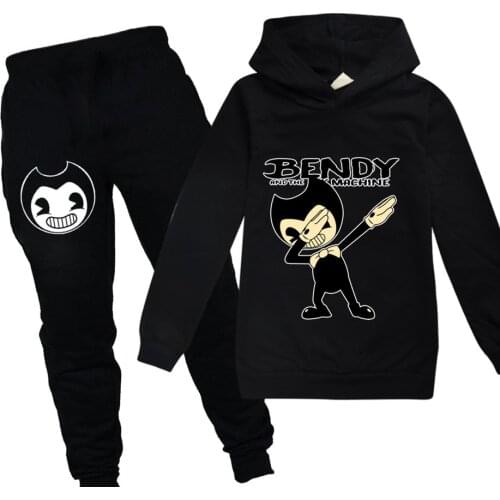 Findpitaya Hoodies Coat Bendy Sweatshirt et Pants Kids Blue/Red/Black