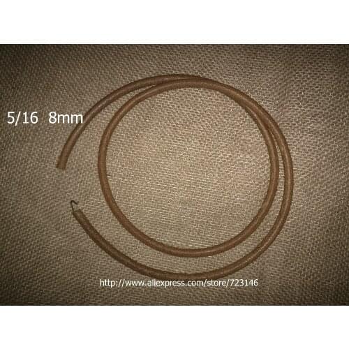 5/16" (8mm) LEATHER BELT SINGER TREADLE SEWING MACHINE HIGH QUALITY 66-68 inches (167.5 - 173 cm) long 5pcs Joining Hook