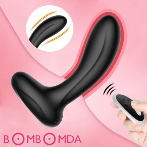 Vibrating Prostate Massager Men Anal Plug Waterproof 10 Stimulation Pattern Remote Butt Anus Silicone Sex Toy for Adult Sex Shop
