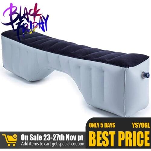 2020Car Inflatable Bed SUV Rear Clearance Pad Child Self-driving Tour Equipment Air Bed Universal Car Rear Seat Camping Mattress