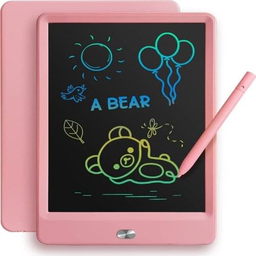 10''LCD Writing Tablet Color Digital Graphic Tablets Electronic Handwriting LCD Drawing Tableta Magic Pad Board for Kids