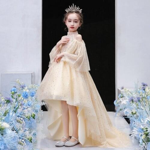Princess Dresses for Girls Teenagers 3 To 14 Years Child Party Wedding Dress for The Guest Elegant Kids Evening Dress Prom Gowns