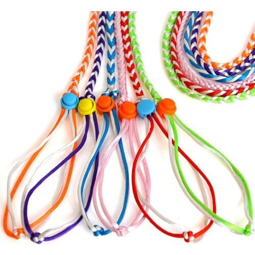 1.4m Adjustable Pet Hamster Leash Harness Rope Gerbil Cotton Rope Harness Lead Collar for Rat Mouse Hamster Pet Cage Leash