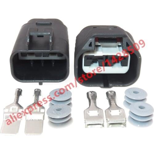 5 Sets 2 Pin 7.8 Series Automobile Fan Connector Wire Harness Plug High-power Waterproof Socket MG652934 MG642928-5