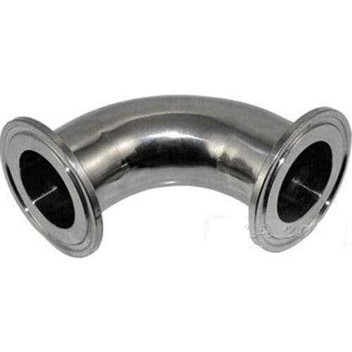 1pc 38mm 1.5" 1.5 1-1/2 Inch 304SS 316SS 304 316 Stainless Steel Sanitary Tri Clamp 90 Degree Ferrule Welding Elbow