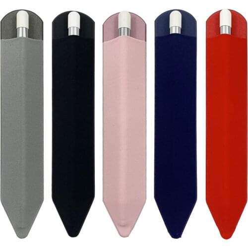 Pencil Holder Compatible with Pencil (1st and 2nd), Elastic Pocket, Stylus Pens Protective Case, Adhesive Sleeve for Stylus Pens