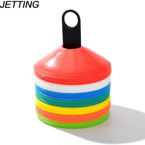 10Pcs 19cm Football Training Sports Saucer Cones Marker Discs Soccer Entertainment Sports Accessories
