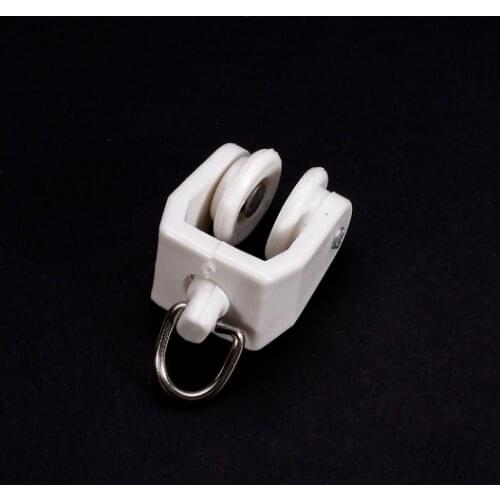 10pc Plastic Window Bathroom Shower Curtain Track Run Glide Slip Rail Runner