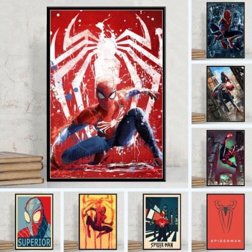 5D DIY Diamond Painting Spiderman Movie Full Diamond Embroidery Home Decor Cross Stitch Kits