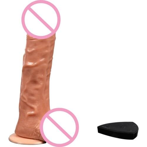 8 Inch Remote Control Vibrator G Spot Thrusting Dildo for Women Masturbation 10 Speeds Vagina Clitoris Massager Sex Toys