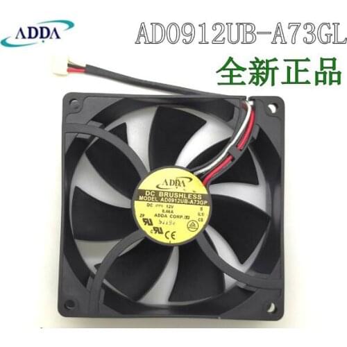 Ad0912ub-a73gp 9025 12V 0.46a 9cm three wire large air volume ball computer chassis power cooling fan